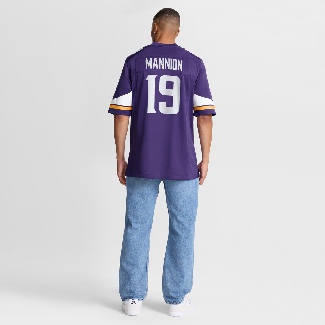 Minnesota Vikings Sean Mannion Nike Purple Game Jersey