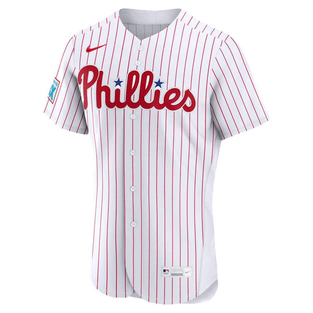 Philadelphia Phillies Bryce Harper Nike Light Blue Alternate Authentic Sponsor Patch Jersey