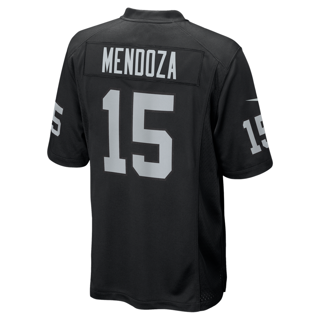 Las Vegas Raiders Fernando Mendoza Nike Black Team Game Jersey