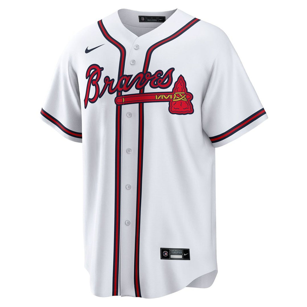 Atlanta Braves Joe Jiménez Nike White Home Replica Player Jersey