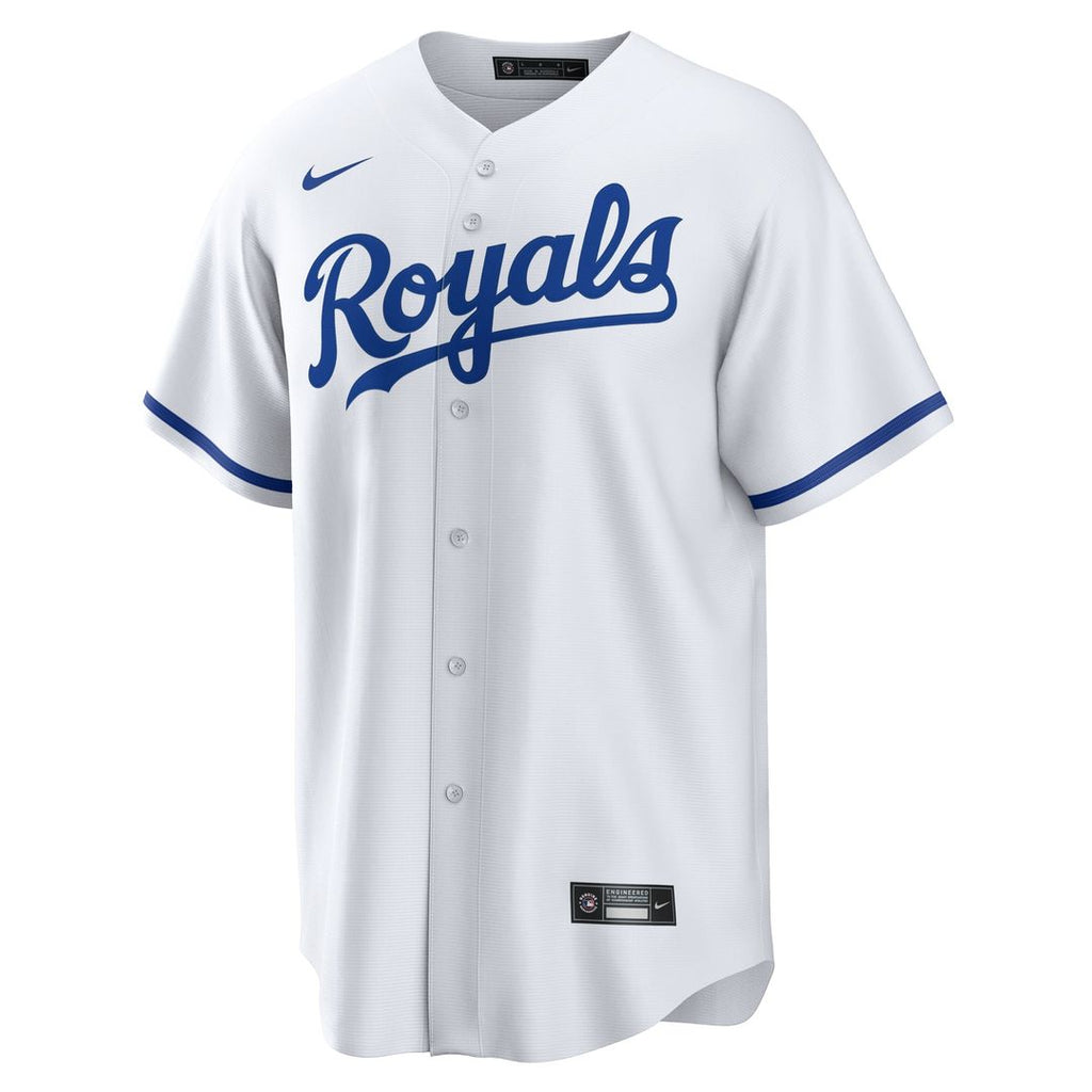 Kansas City Royals Nike White #1 Dad Home Replica Jersey