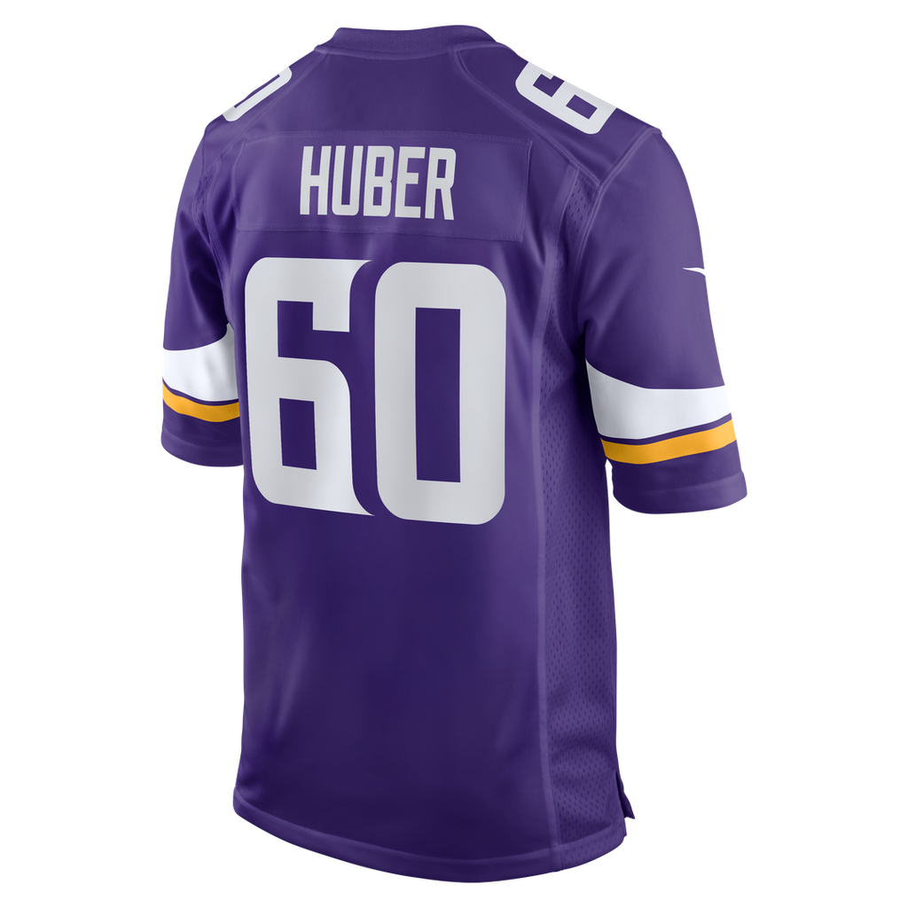 Minnesota Vikings Joe Huber Nike Purple Team Game Jersey