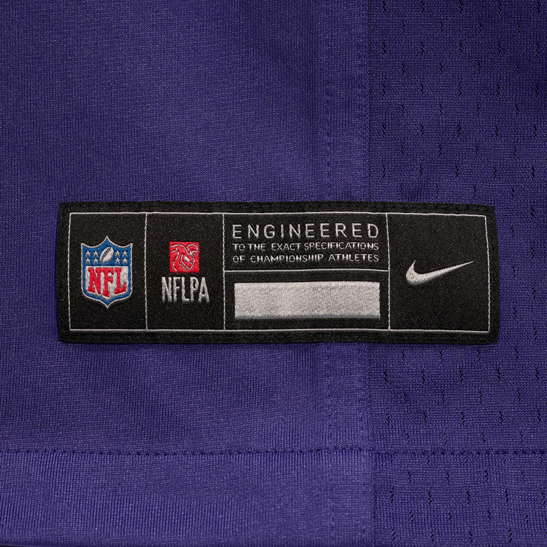 Baltimore Ravens Taven Bryan Nike Purple Team Game Jersey