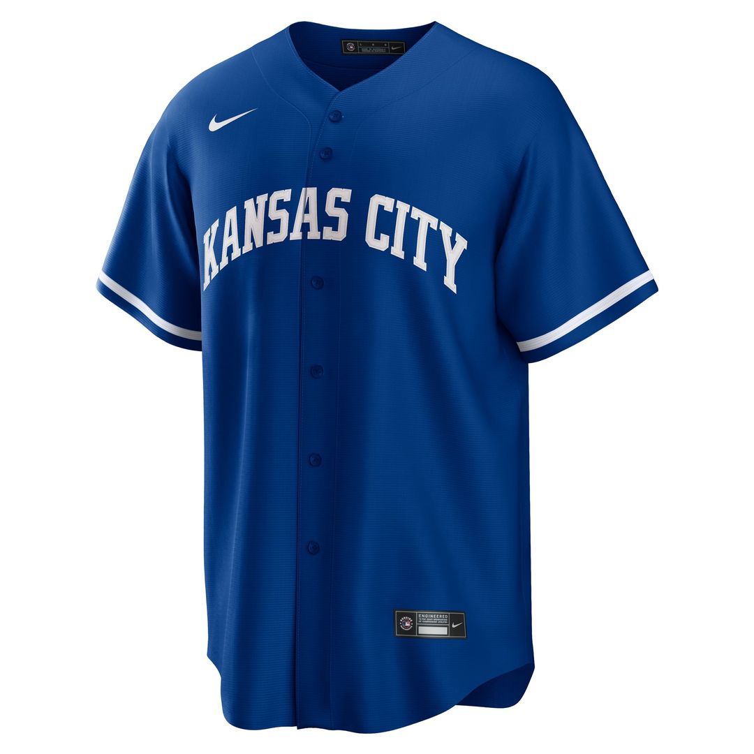 Kansas City Royals Bobby Witt Jr. Nike Gray Road Replica Jersey