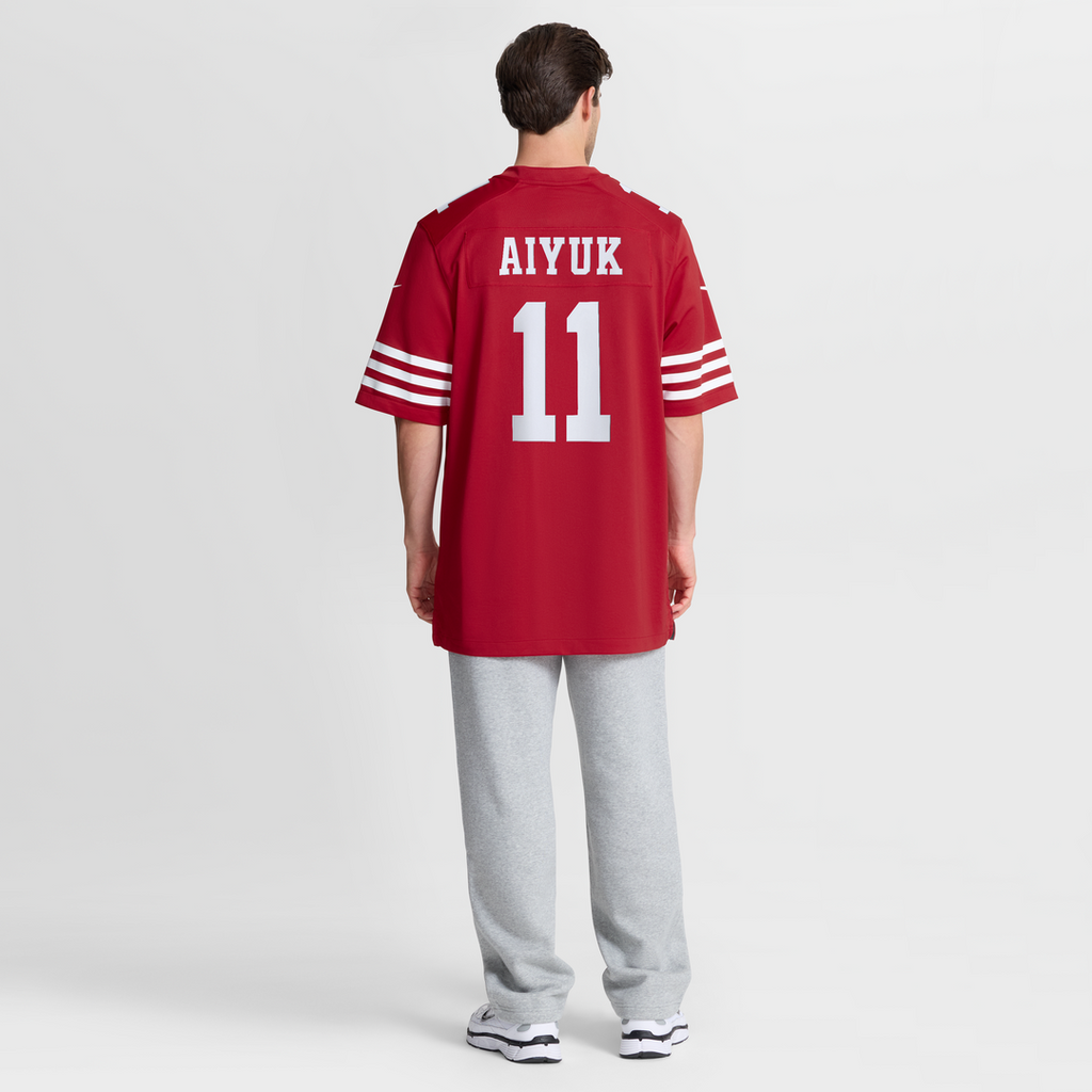 San Francisco 49ers Brandon Aiyuk Nike Scarlet Team Player Game Jersey