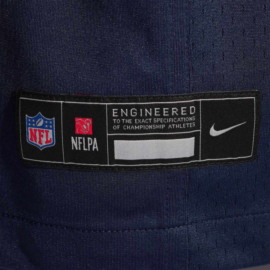 Chicago Bears Deion Hankins Nike Navy Team Game Jersey