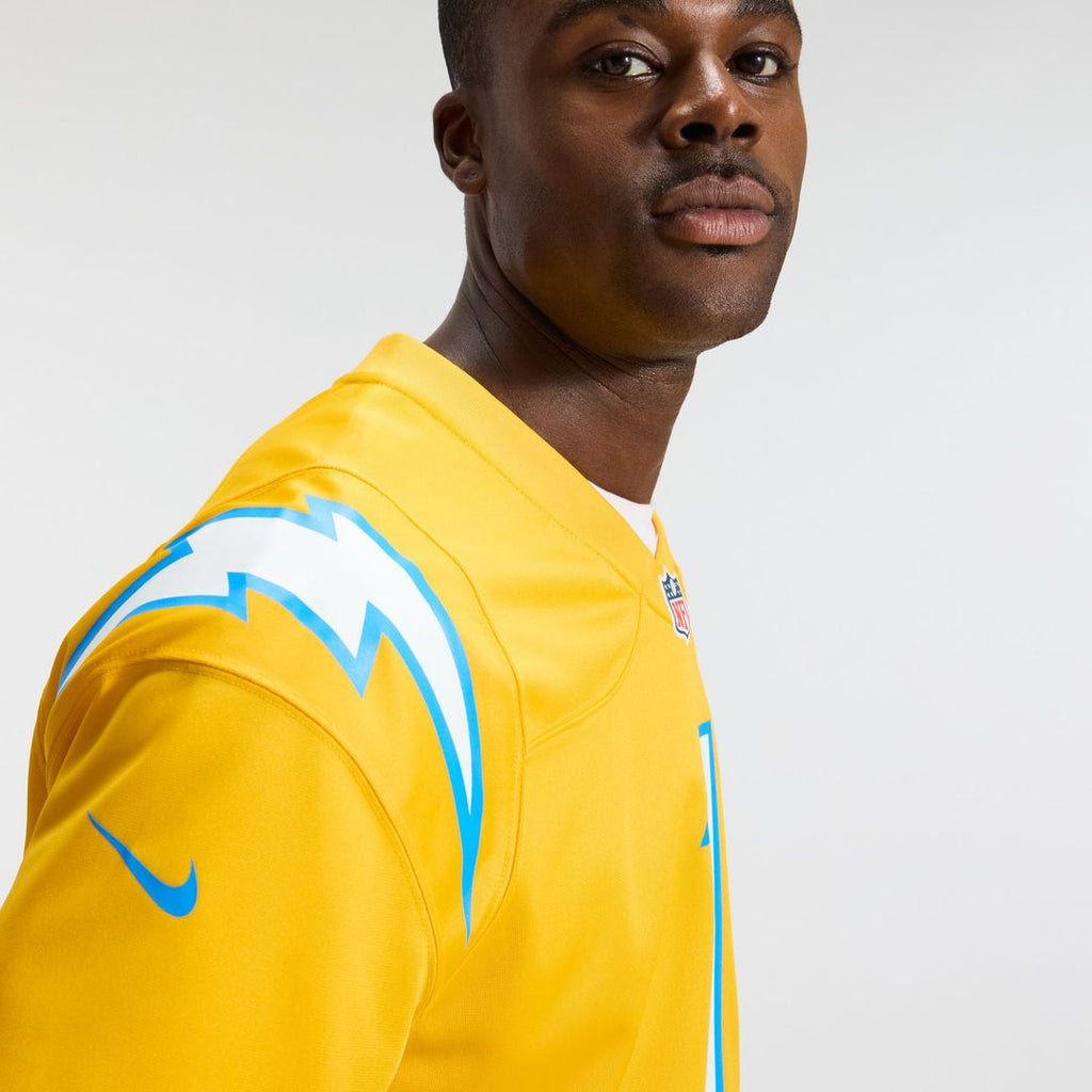 Los Angeles Chargers Quentin Johnston Nike Powder Blue Game Player Jersey