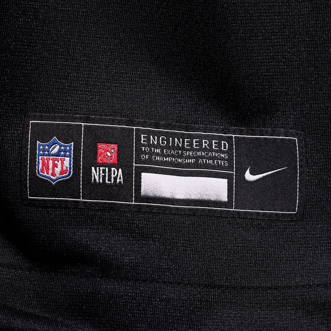 Carolina Panthers Popo Aumavae Nike Black Team Game Jersey