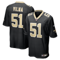 New Orleans Saints Jonathan Vilma Nike Black Game Retired Player Jersey
