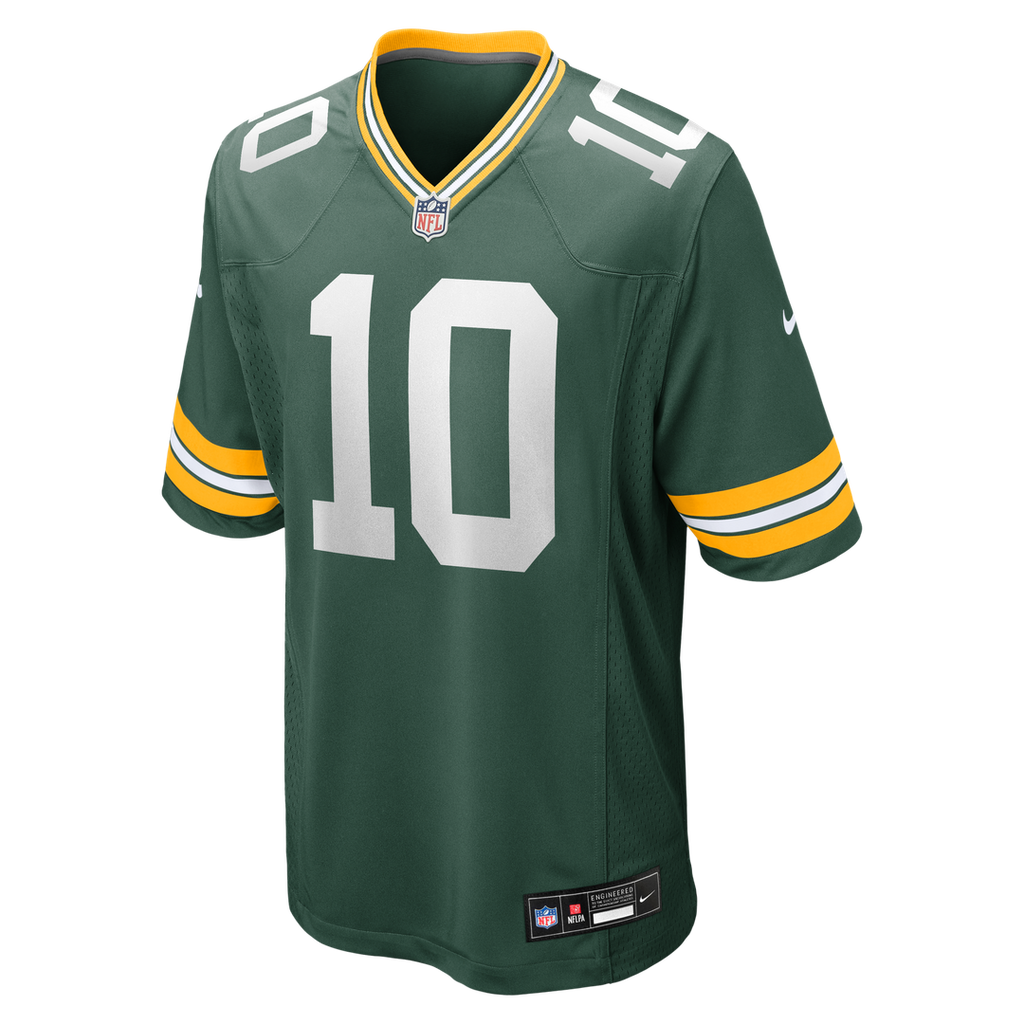 Green Bay Packers Jordan Love Nike White Game Jersey