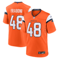 Denver Broncos Mitchell Fraboni Nike Orange Team Game Jersey