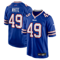 Buffalo Bills DaShaun White Nike Royal Team Game Jersey
