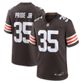 Cleveland Browns Toriano Pride Jr. Nike Brown Team Game Jersey