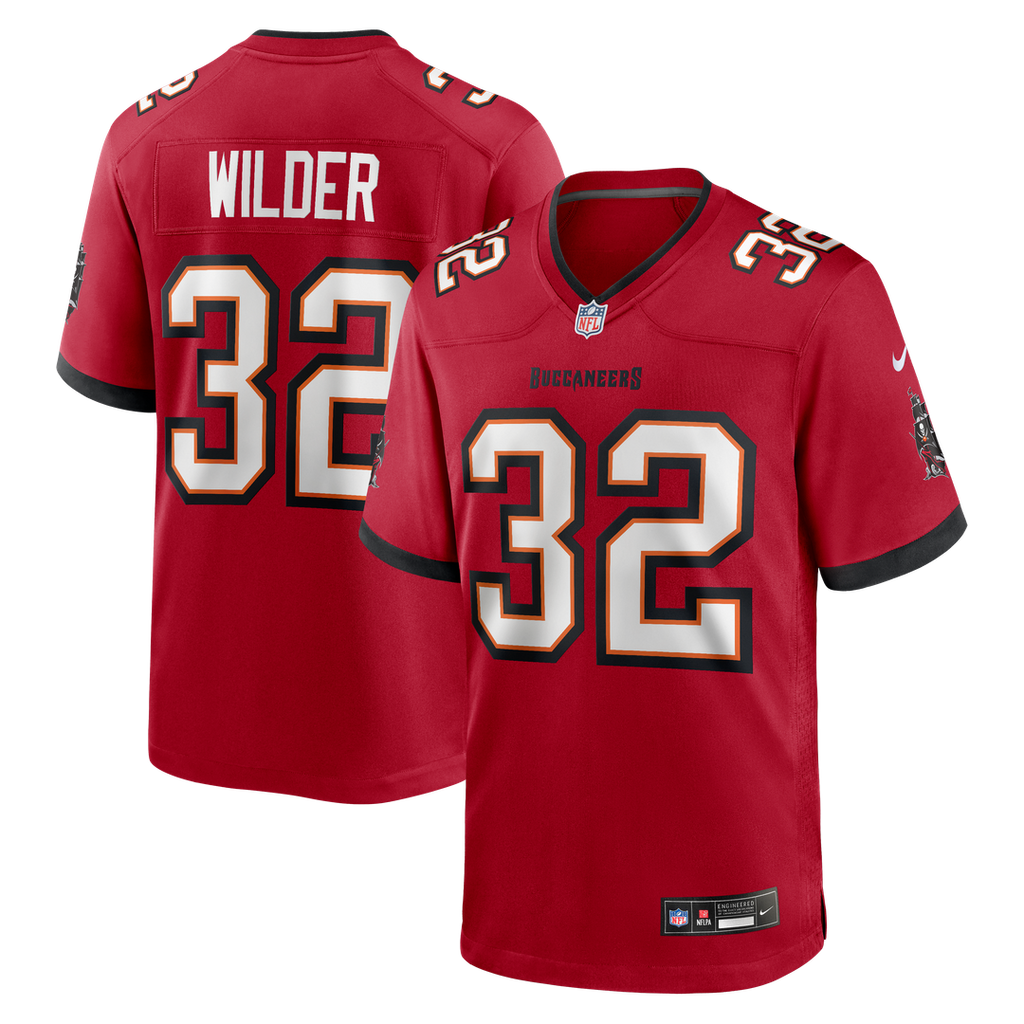 Tampa Bay Buccaneers James Wilder Nike Red Game Retired Player Jersey