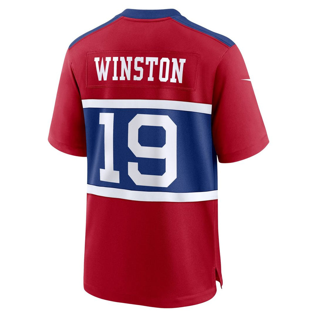 New York Giants Jameis Winston Nike Royal Team Game Jersey