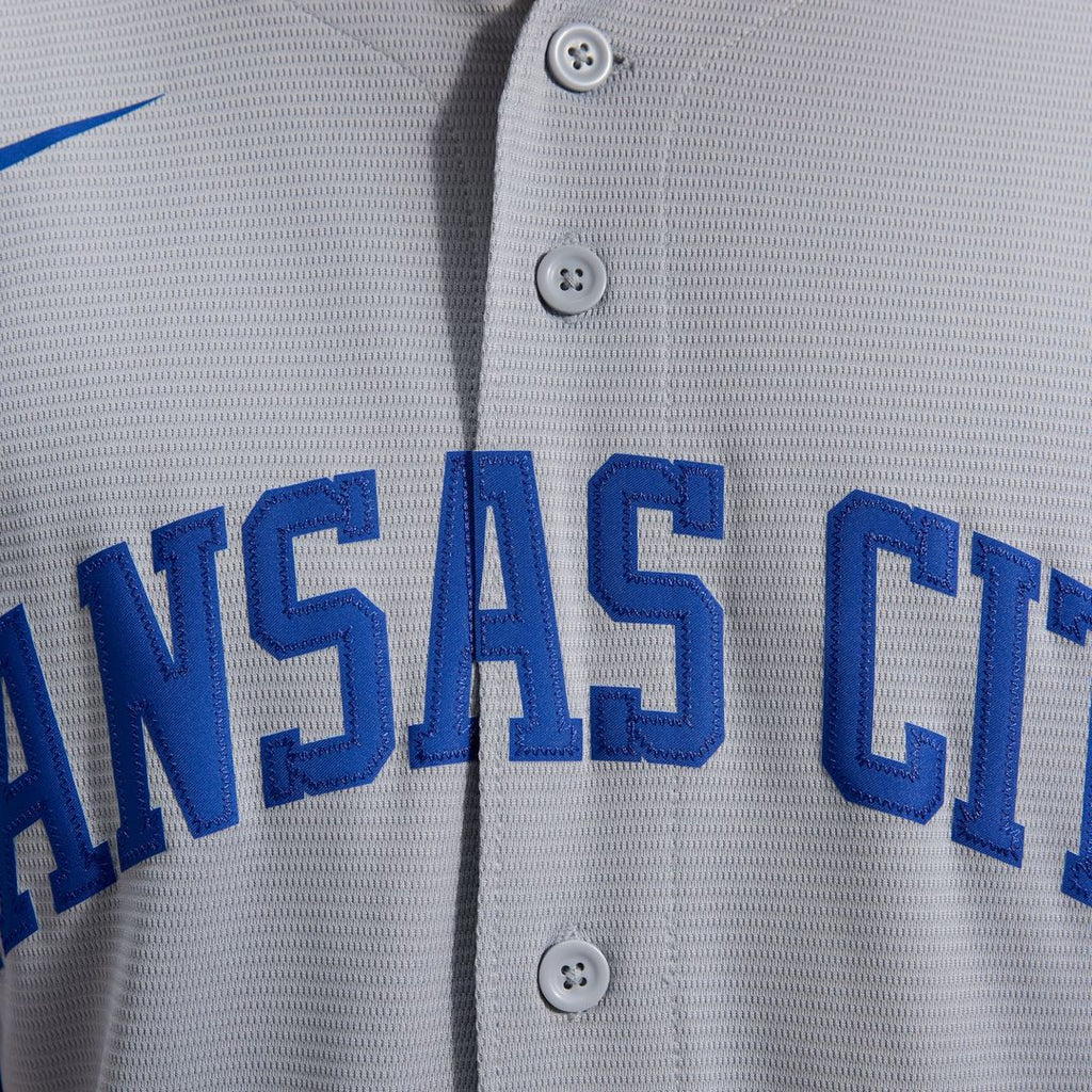 Kansas City Royals Bobby Witt Jr. Nike Gray Road Replica Jersey