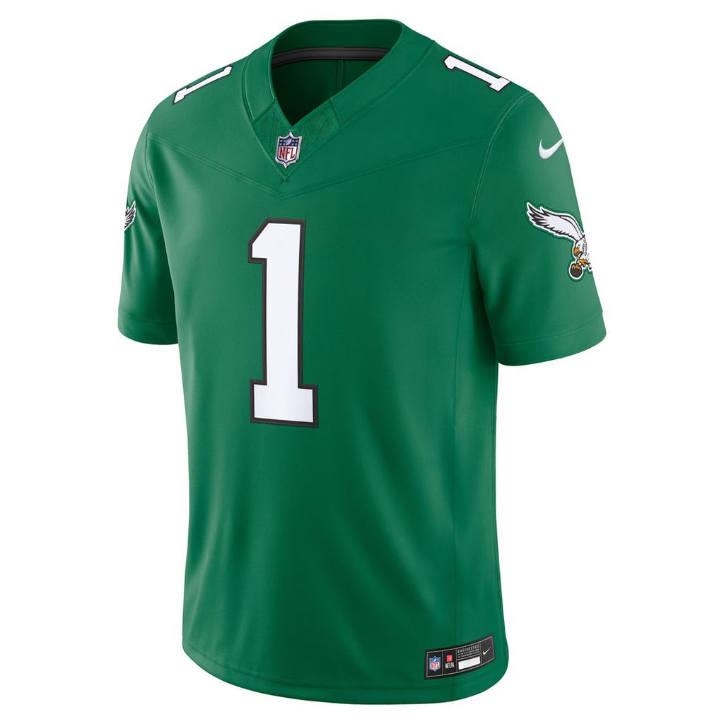 Philadelphia Eagles Jalen Hurts Nike Black Alternate Vapor F.U.S.E. Stitched Limited Jersey