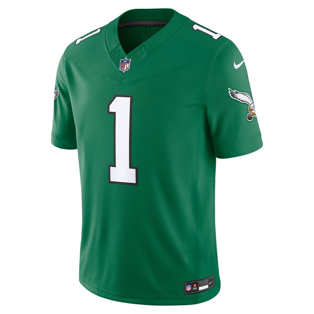 Philadelphia Eagles Jalen Hurts Nike Black Alternate Vapor F.U.S.E. Stitched Limited Jersey