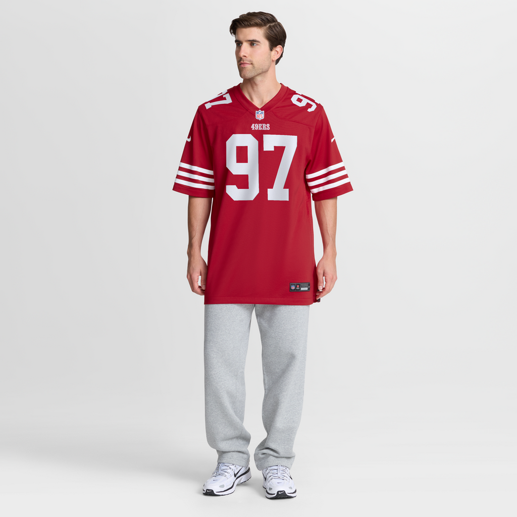 San Francisco 49ers Nick Bosa Nike Scarlet Player Game Jersey