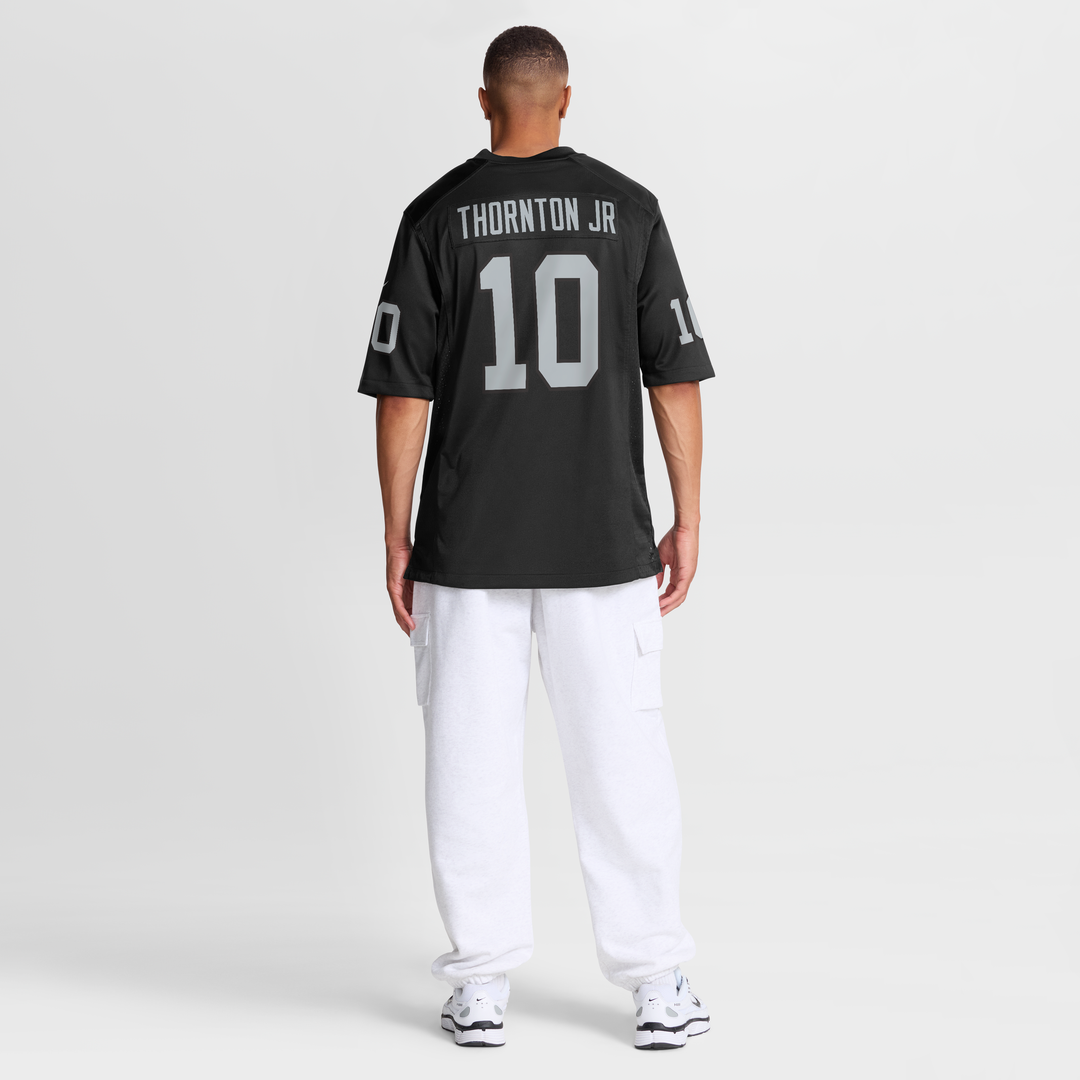 Las Vegas Raiders Dont'e Thornton Jr. Nike Black Team Game Jersey