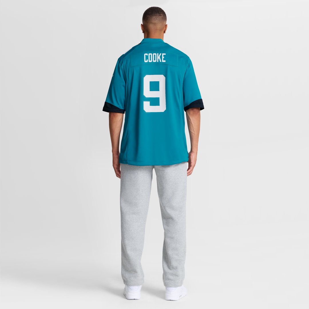 Jacksonville Jaguars Logan Cooke Nike Teal Game Jersey