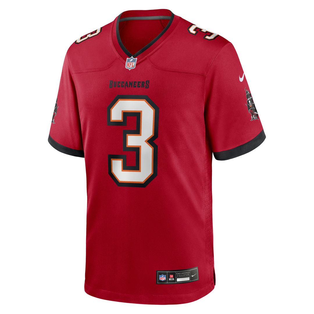 Tampa Bay Buccaneers Rueben Bain Jr. Nike Red Team Game Jersey