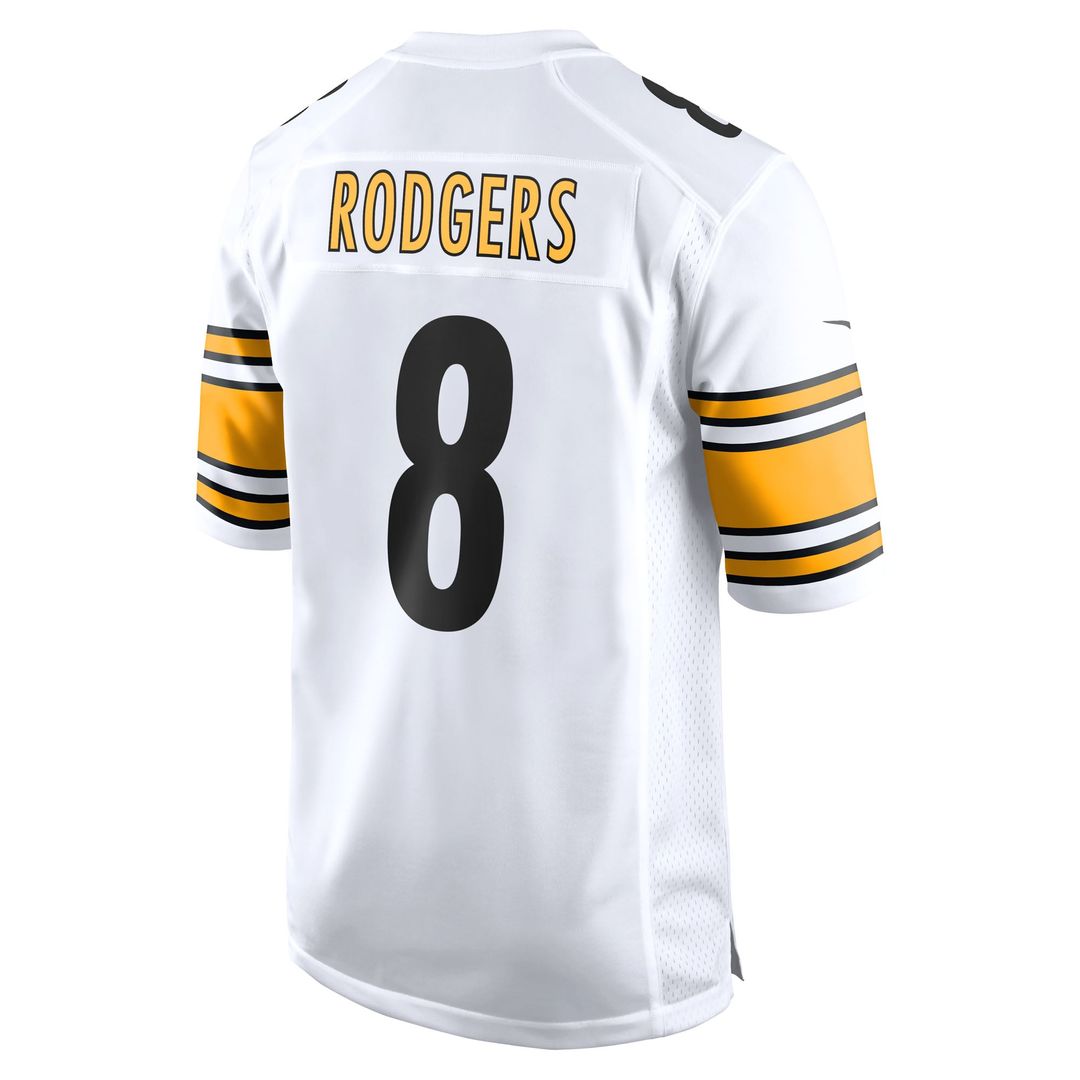 Pittsburgh Steelers Aaron Rodgers Nike Black Game Jersey