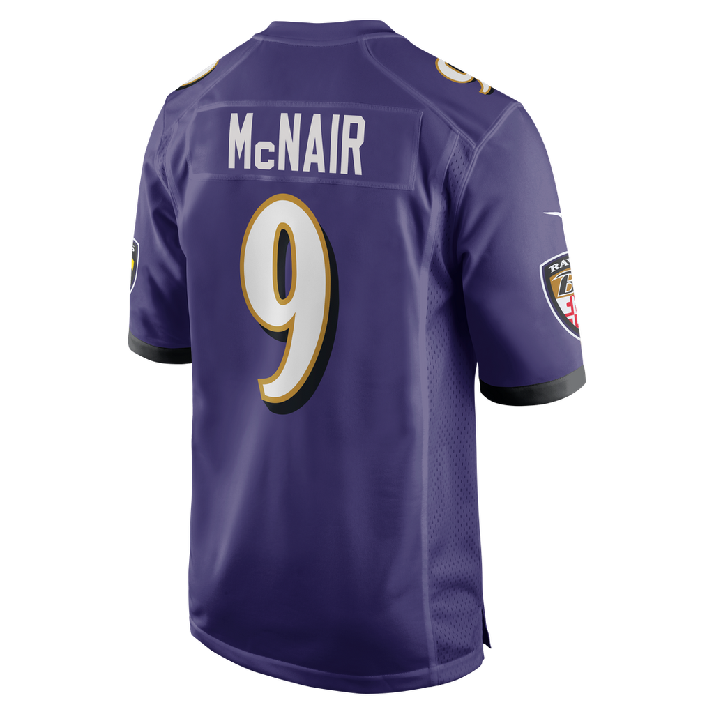 Baltimore Ravens Steve McNair Nike Purple Game Retired Player Jersey