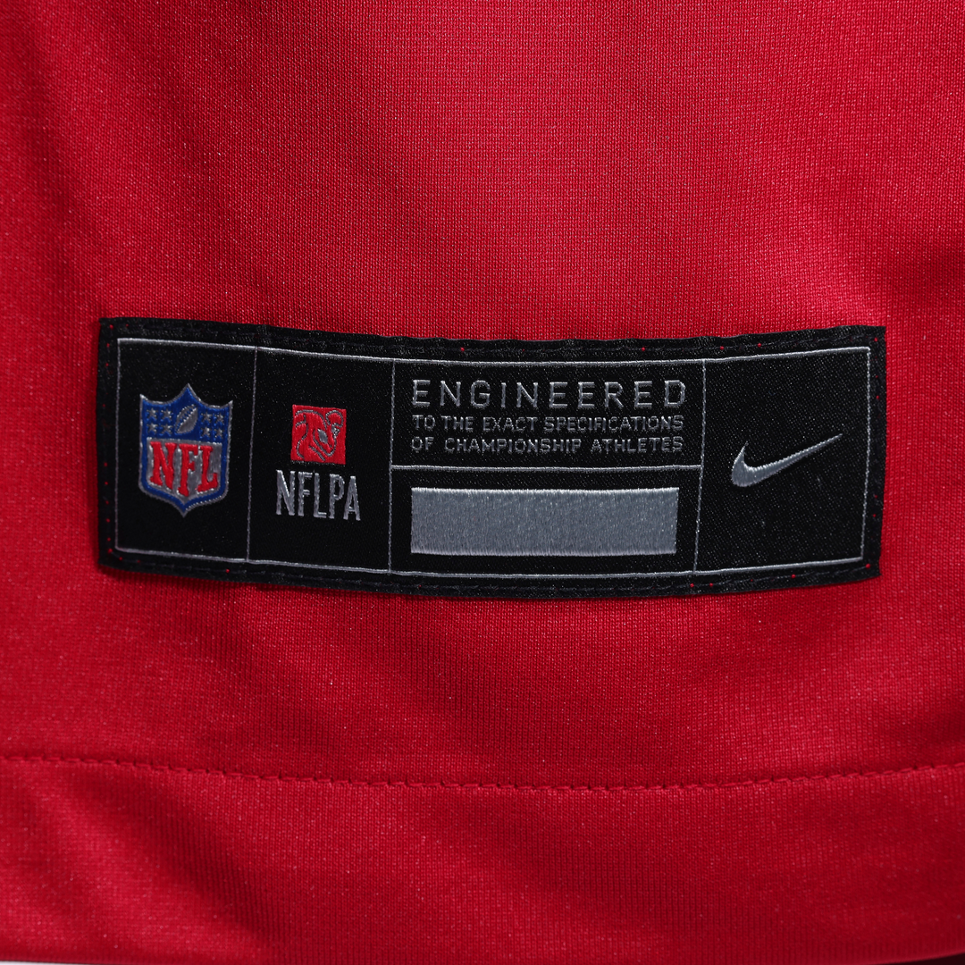 San Francisco 49ers Mike Evans Nike Scarlet 80th Anniversary Game Jersey