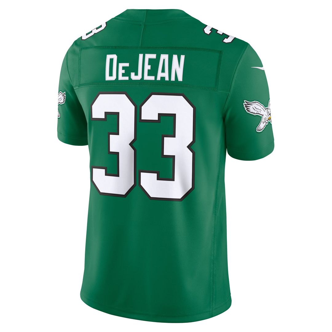 Philadelphia Eagles Cooper DeJean Nike Black Alternate Vapor F.U.S.E. Stitched Limited Jersey