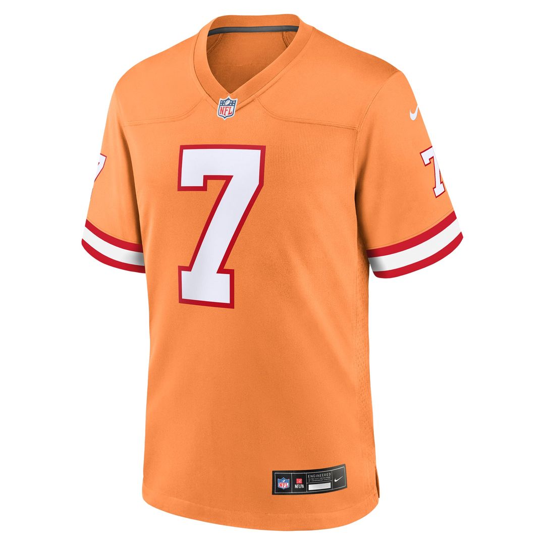 Tampa Bay Buccaneers Bucky Irving Nike Pewter Alternate Game Jersey