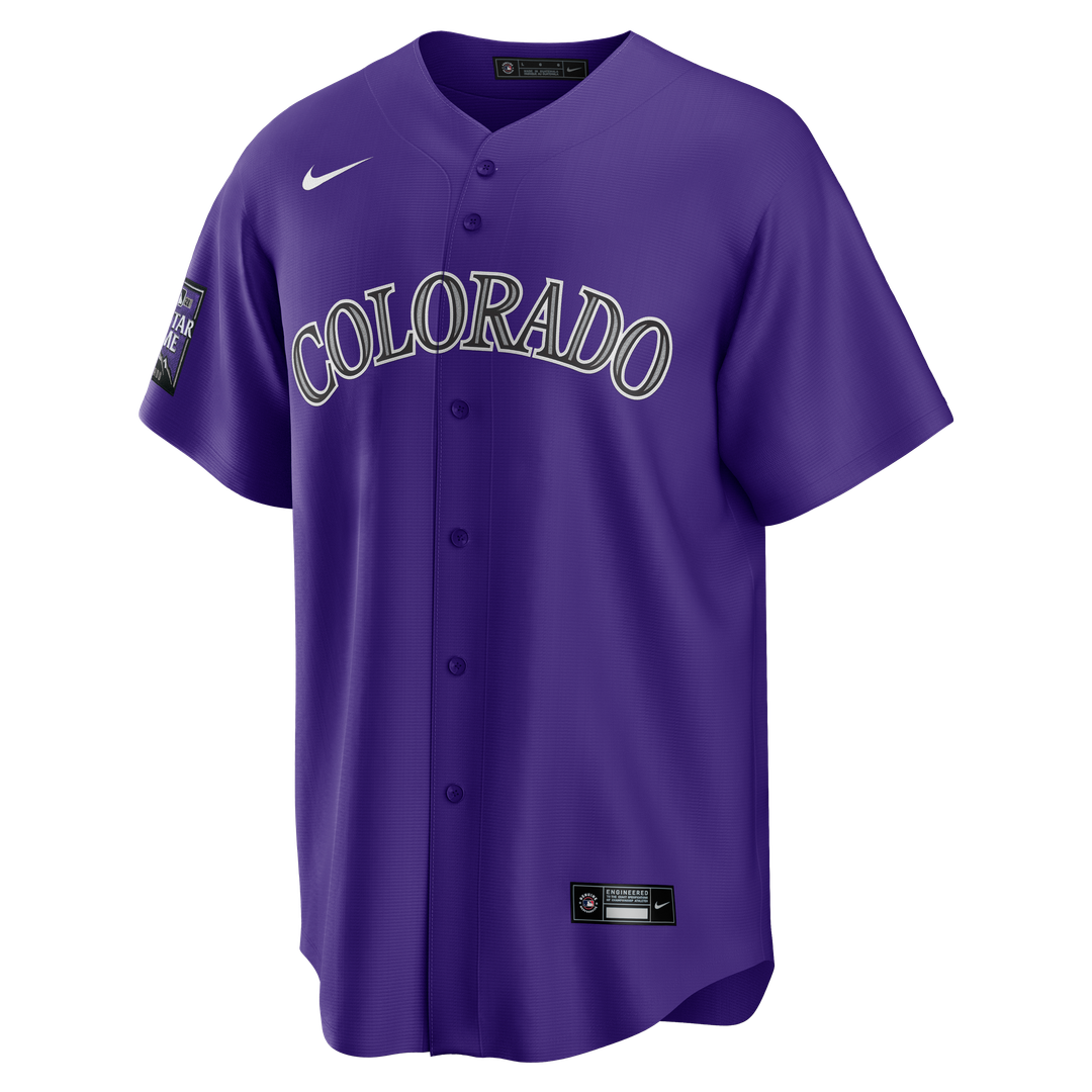 Colorado Rockies Nike Purple Alternate Replica Team Jersey