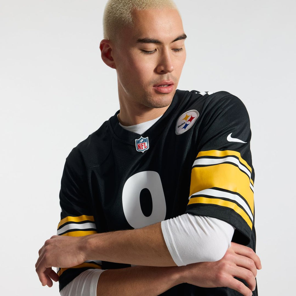 Pittsburgh Steelers Aaron Rodgers Nike Gold Alternate 1933 Throwback Game Jersey