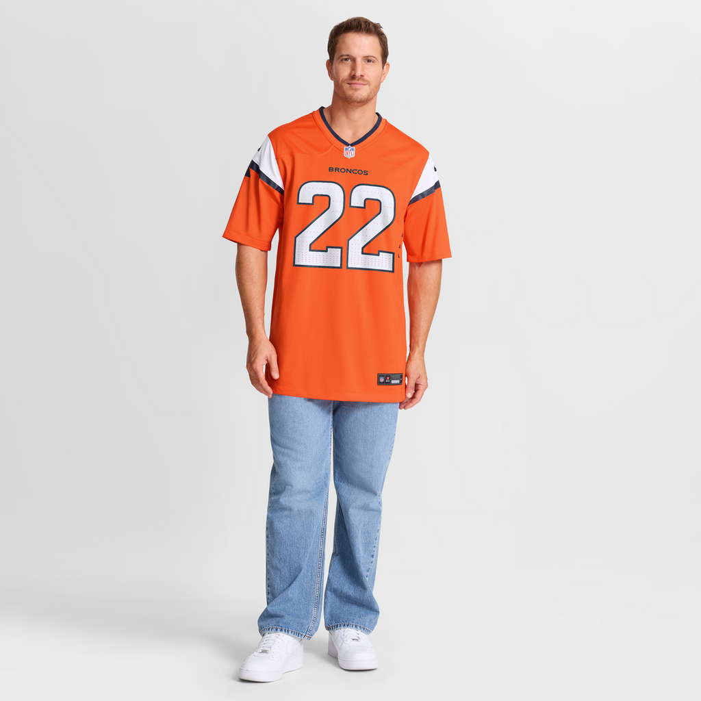 Denver Broncos Brandon Jones Nike Orange Team Game Jersey