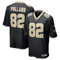 New Orleans Saints Bob Pollard Nike Black Game Retired Player Jersey