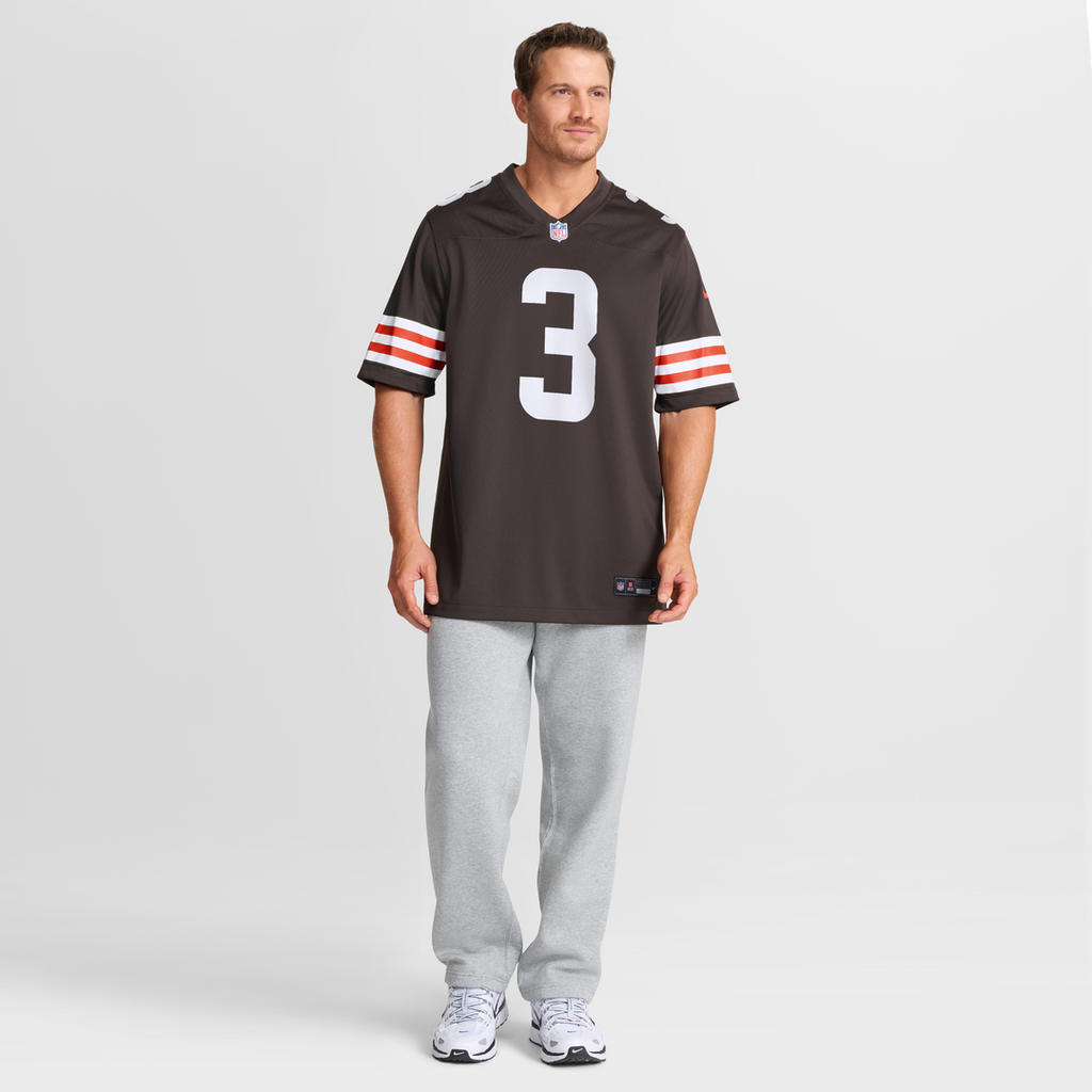 Cleveland Browns Jerry Jeudy Nike Brown Game Jersey