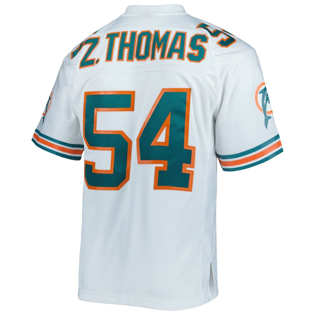 Miami Dolphins Zach Thomas Mitchell & Ness Aqua Legacy Replica Jersey