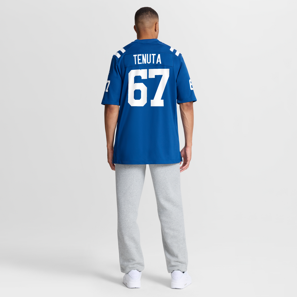 Indianapolis Colts Luke Tenuta Nike Royal Team Game Jersey