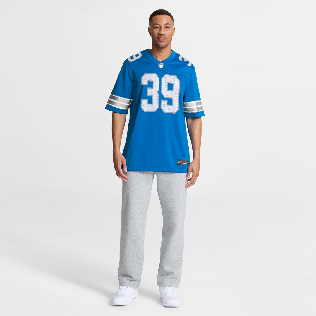 Detroit Lions Jake Bates Nike Blue Team Game Jersey