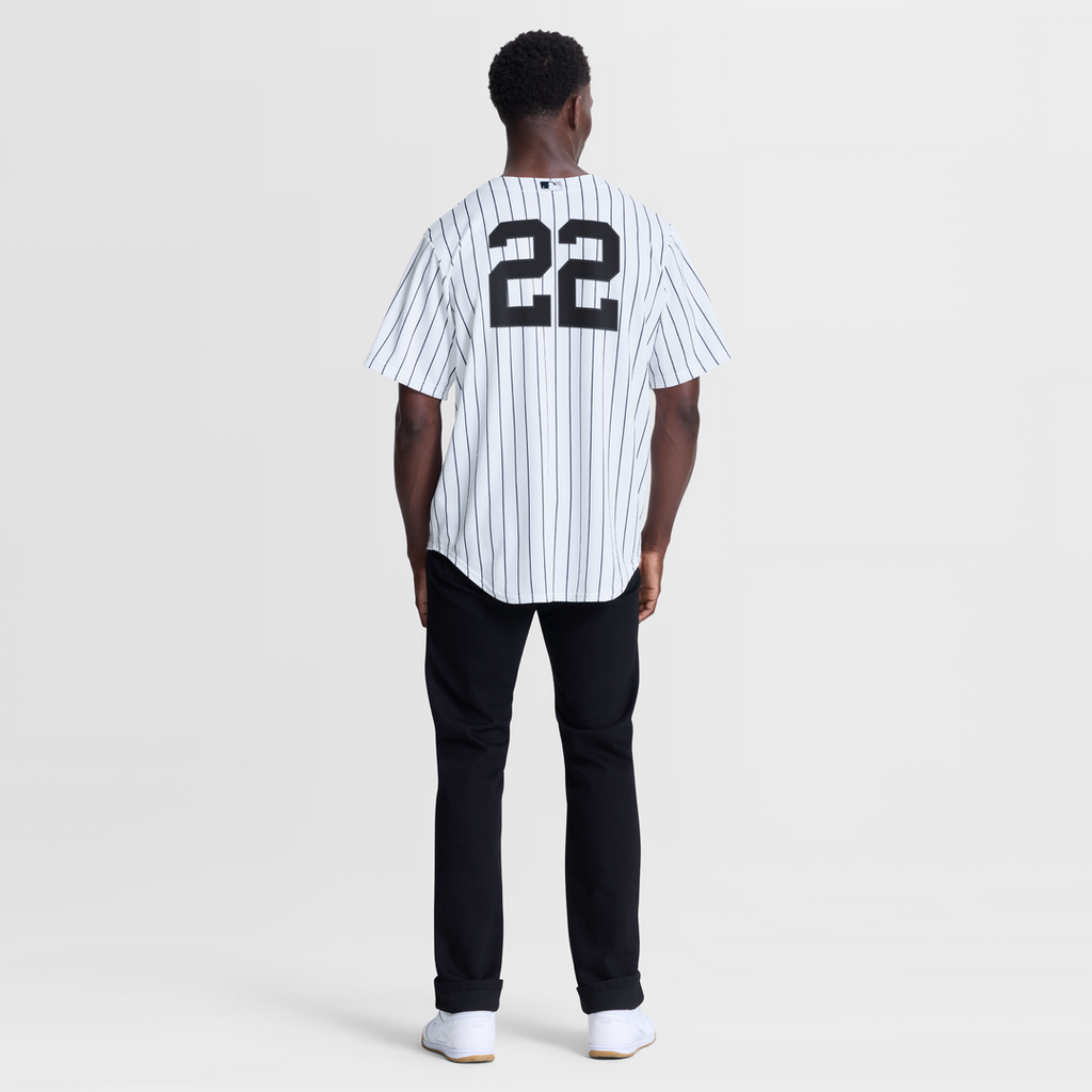 New York Yankees Ben Rice Nike White Home Replica Jersey