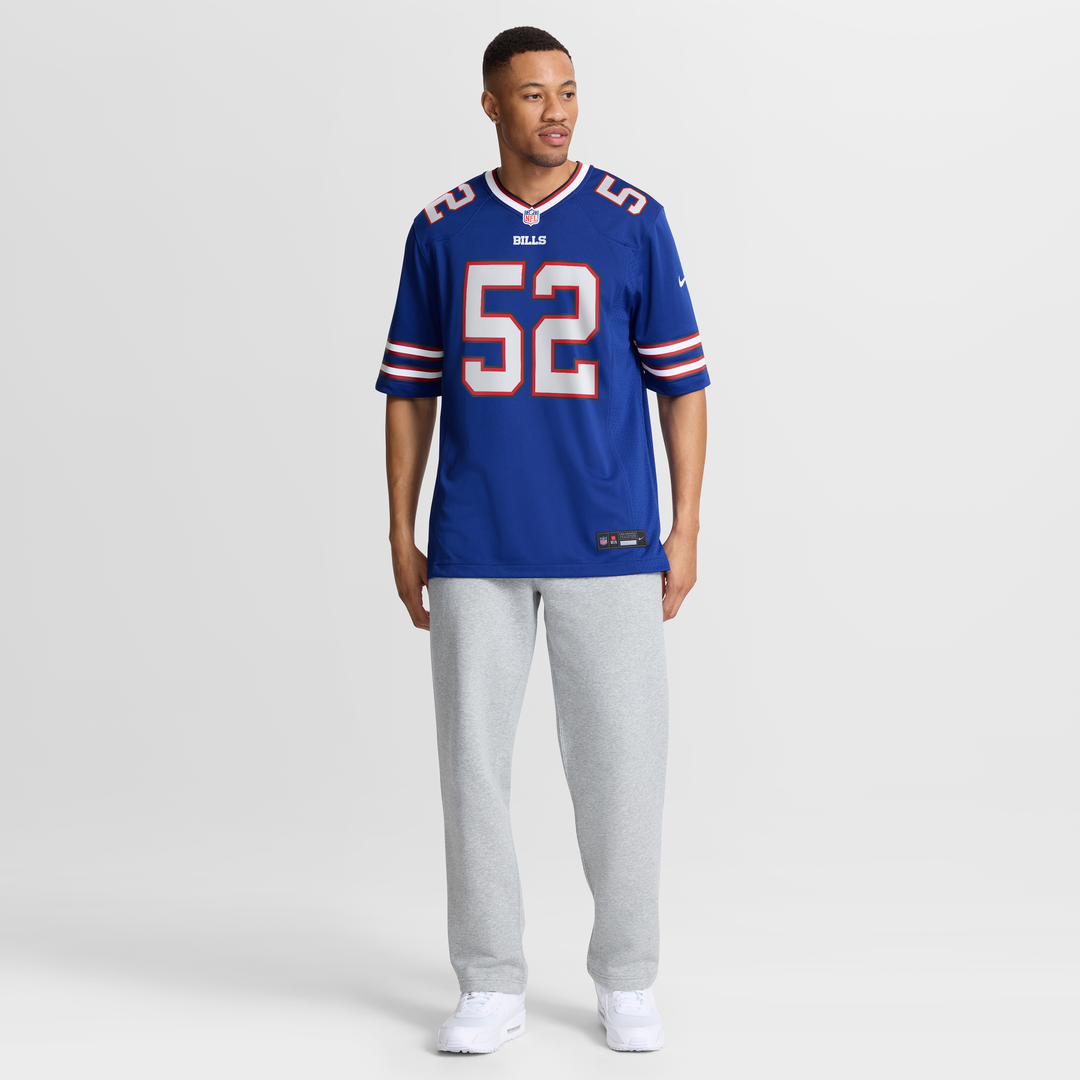 Buffalo Bills Kaleb Elarms-Orr Nike Royal Team Game Jersey