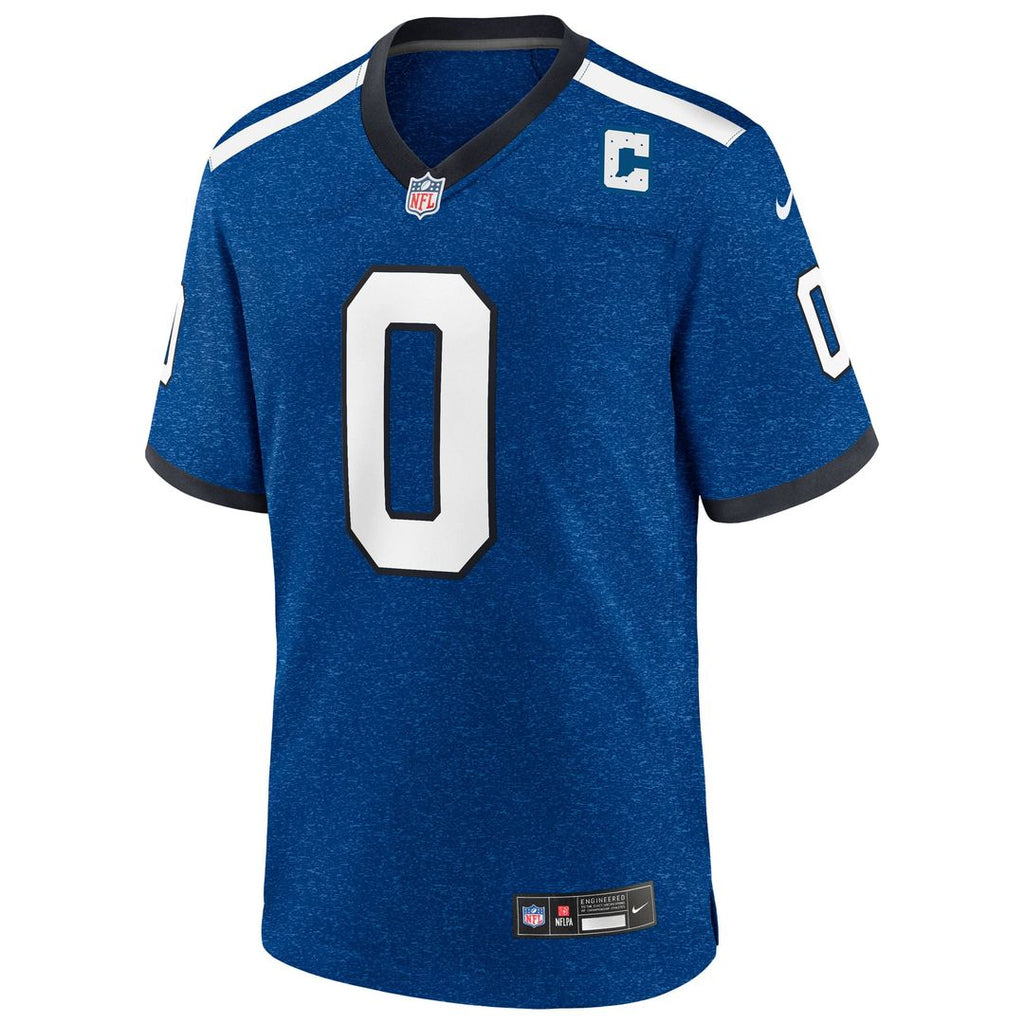 Indianapolis Colts Camryn Bynum Nike Heather Royal Alternate 2 Indiana Nights Game Jersey