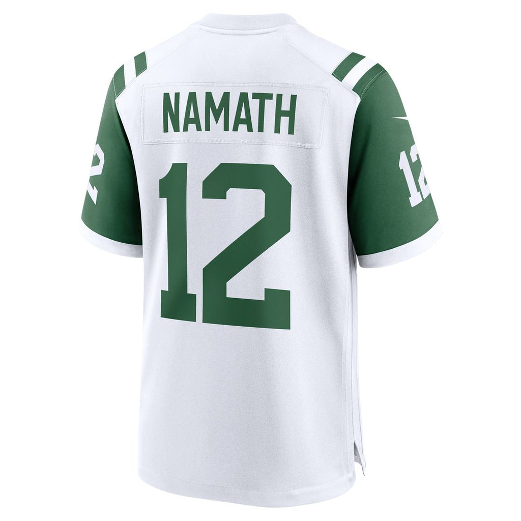New York Jets Joe Namath Nike Legacy Black Alternate Retired Player Game Jersey