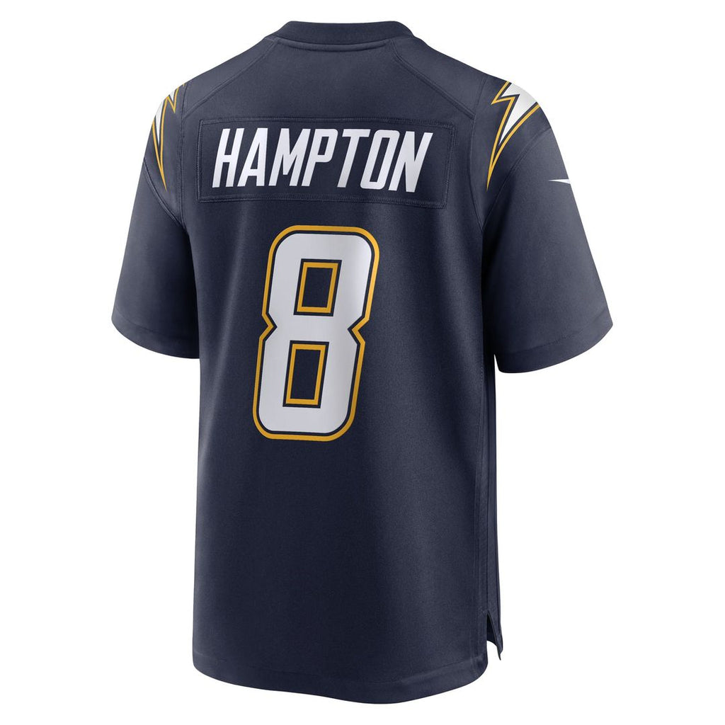 Los Angeles Chargers Omarion Hampton Nike Powder Blue Game Player Jersey