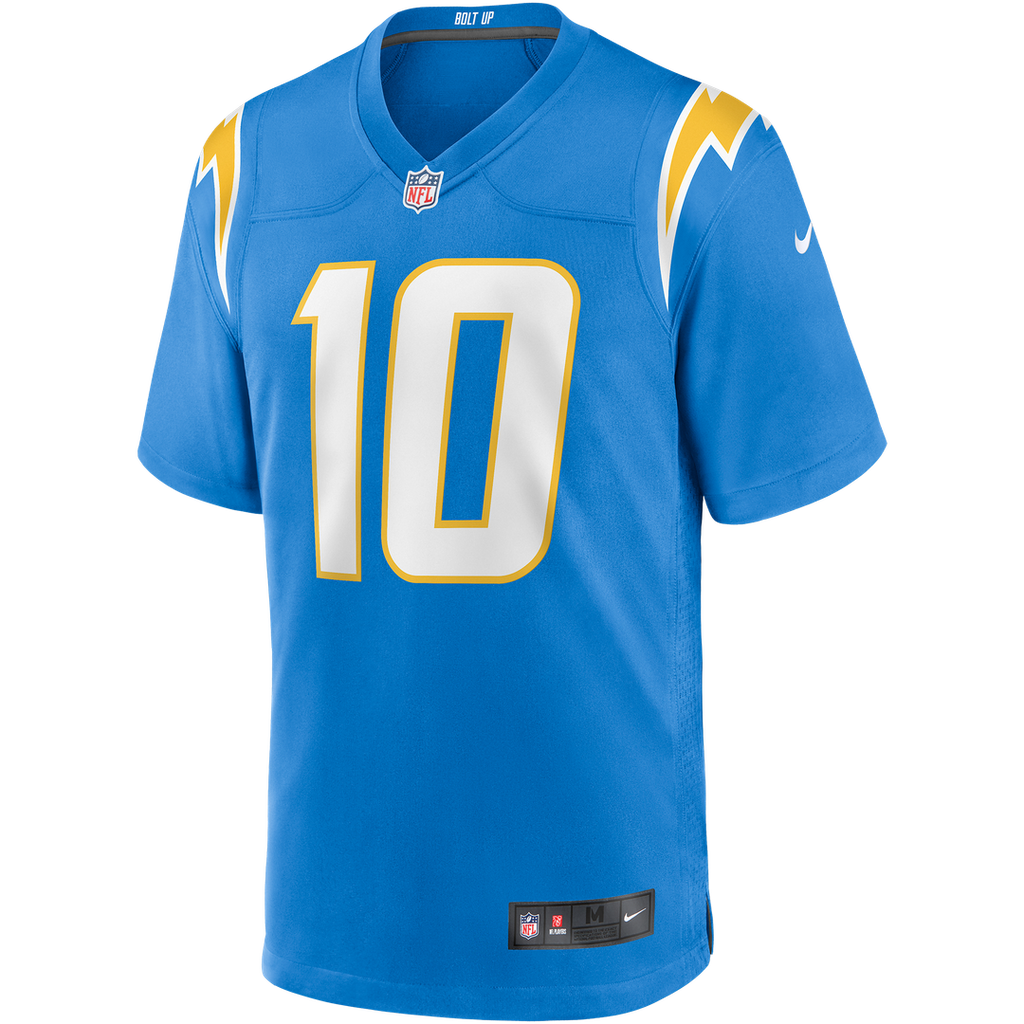 Los Angeles Chargers Justin Herbert Nike Navy Alternate Super Chargers Game Player Jersey
