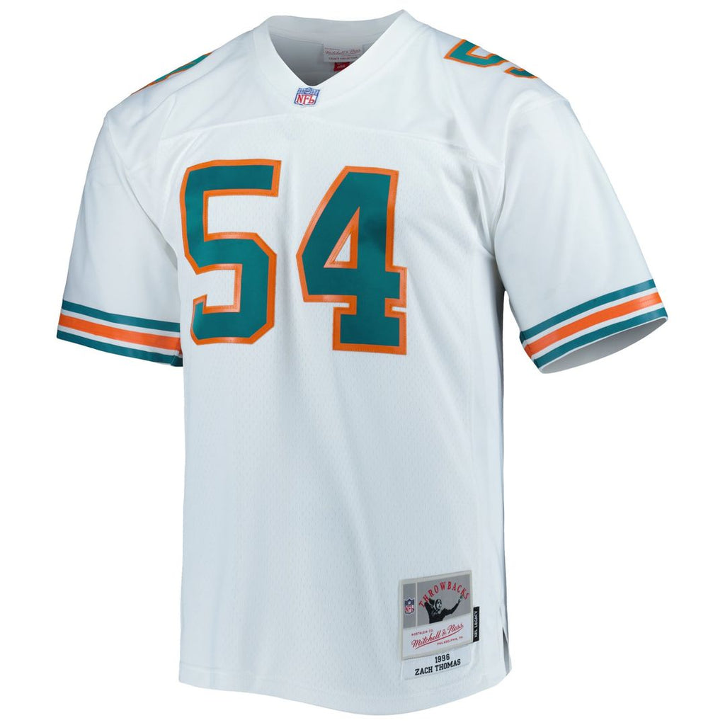 Miami Dolphins Zach Thomas Mitchell & Ness Aqua Legacy Replica Jersey