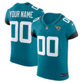 Jacksonville Jaguars Nike Teal Vapor F.U.S.E. Elite Custom Jersey