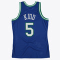 Dallas Mavericks Jason Kidd 1997 Hardwood Classics Road Swingman Jersey By Mitchell & Ness - Royal