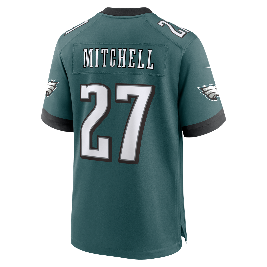 Philadelphia Eagles Quinyon Mitchell Nike Black Alternate Game Jersey