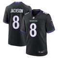 Baltimore Ravens Lamar Jackson Nike Black Alternate Game Jersey